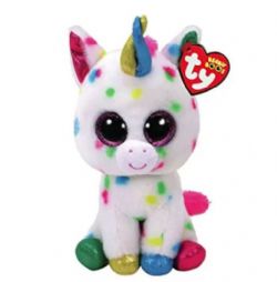 PELUCHE TY BEANIE BOOS - HARMONIE LICORNE TÂCHETÉE PETIT 6